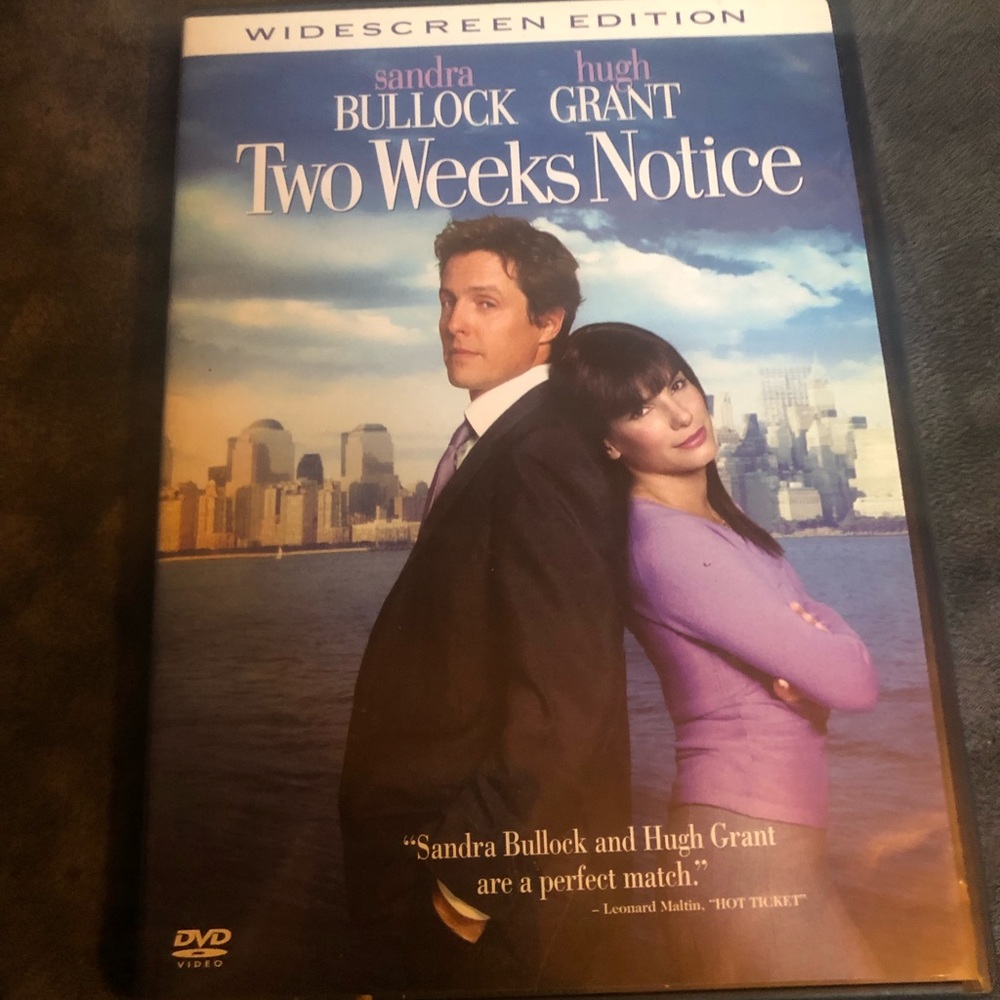 Two Weeks Notice DVD movie